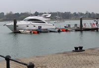 Boat on The Hamble